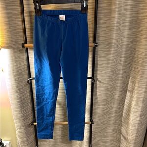 Hanna Andersson Blue Leggings Smooth Stretchy Fit